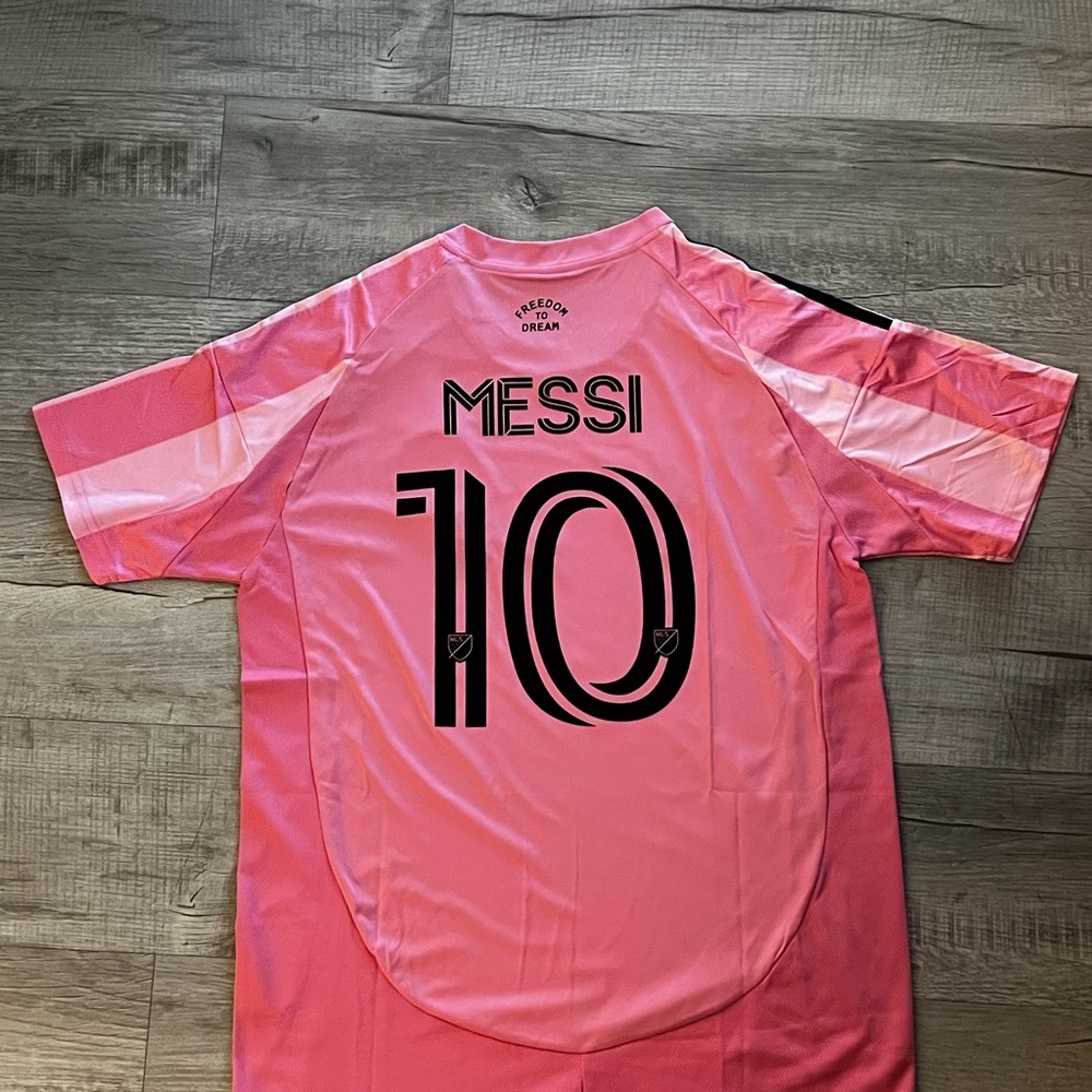 Adidas Pink Messi Jersey